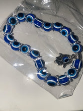 Load image into Gallery viewer, Evil Eye With Hamsa Hand Bracelet