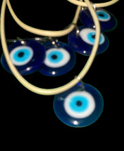 Load image into Gallery viewer, Evil Eye Circle Necklace