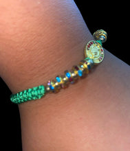 Load image into Gallery viewer, Green Knot San Judas Protection Bracelet