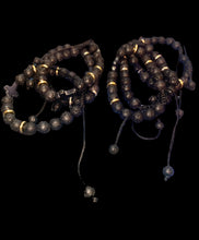 Load image into Gallery viewer, Black Volcanic Lava Rock Protection Bracelet