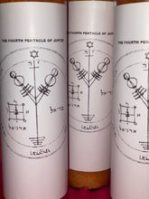 Load image into Gallery viewer, 7 DAY CANDLE 4TH PENTACLE OF JUPITER  "Wealth &amp; Riches"