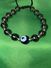 Load image into Gallery viewer, Hermatite Evil Eye Protection Bracelet