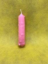 Load image into Gallery viewer, Pink Bleeding Candles Pair (2)